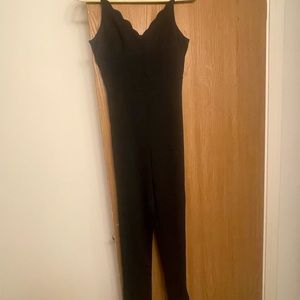 black jumpsuit